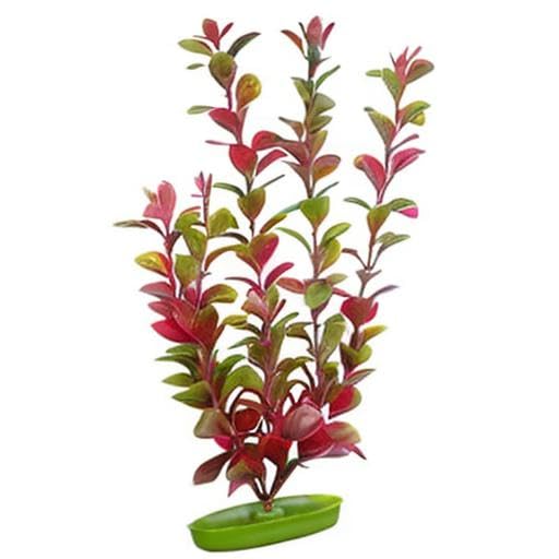 Marina Aquascaper Fish Tank Decorations, Red Ludwigia Plant, 12-Inch