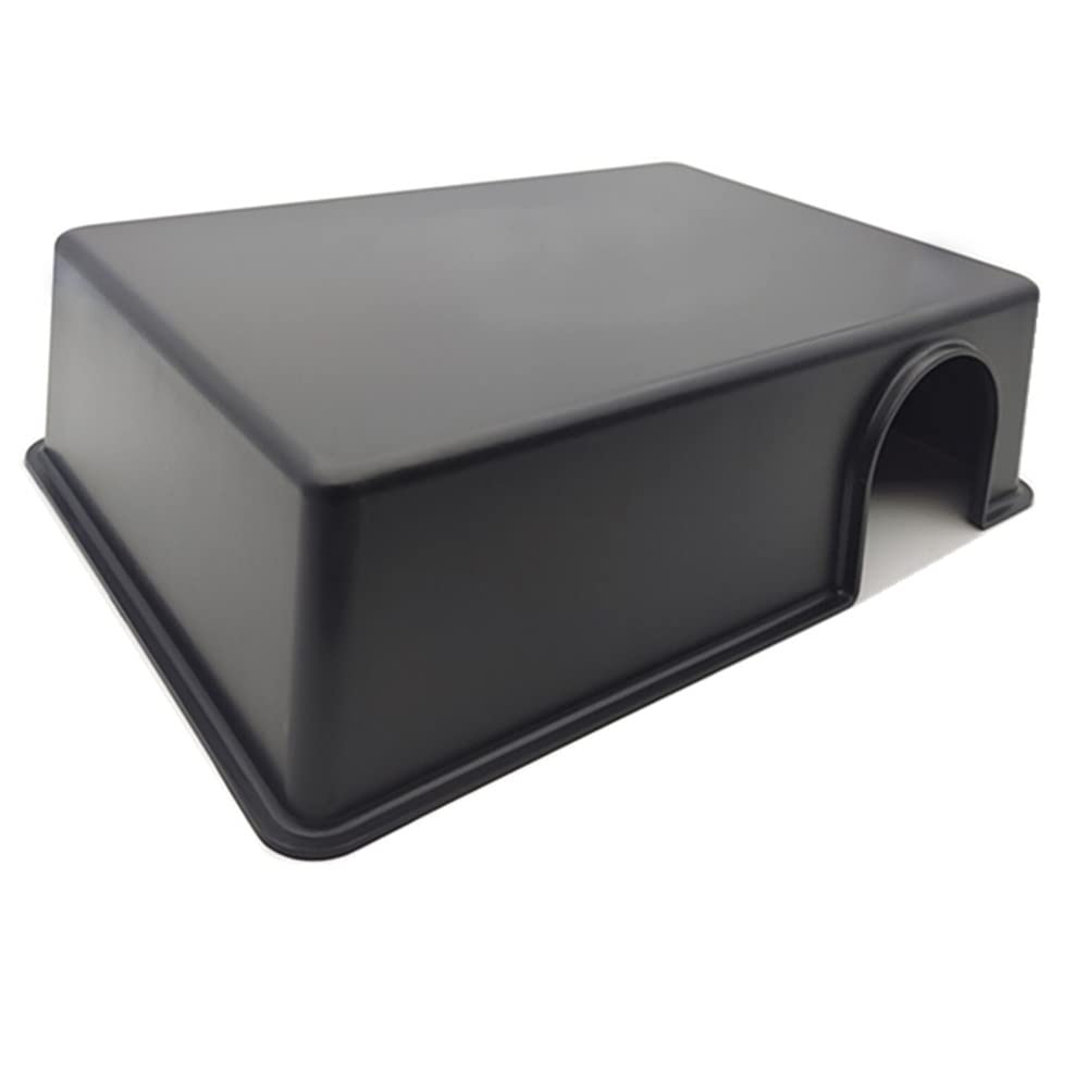 Leoterra Plastic Reptile Hideout Snake Hide Reptile Cave For Lizard Leopard Gecko Snakes And Ball Python Use Durable And Easy To