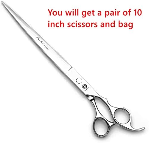 Purple Dragon 5''/5.5''/6''/6.5''/7''/7.5''/8''/9''/10'' Sharp Edge Hair Cutting Shears Pet/Puppy/Cat Grooming Scissors With Bag