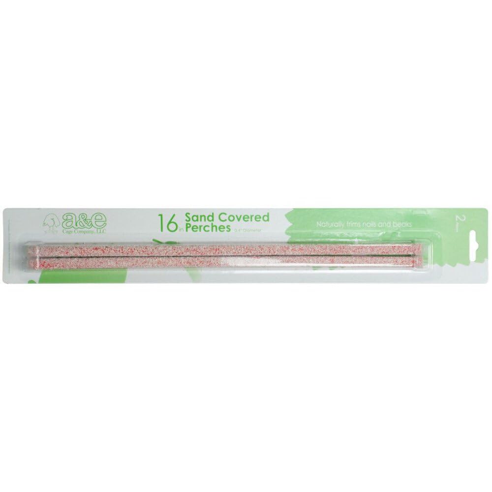 A&E Cage Company 52401367: Perch Replacement Sand 16In/2Pk