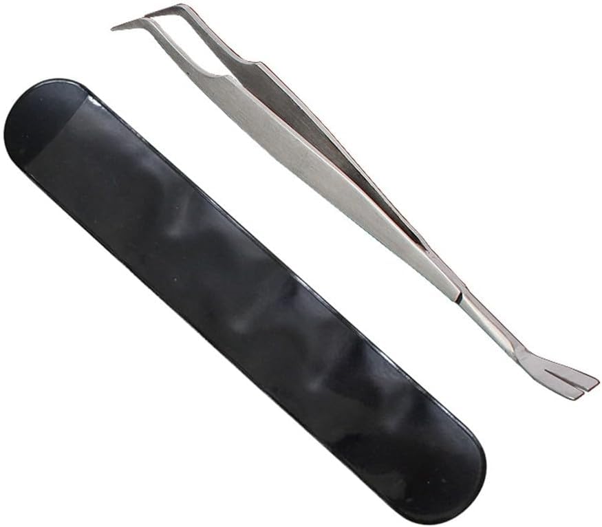 Calsgkspray Silver 2 In 1 Tick Removal Tool For Pets, Stainless Steel Professional Tick Tweezers Ticks Remover For Dogs Cats Tic