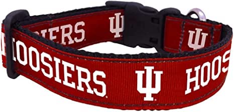 College Dog Collar (X-Small, Indiana)