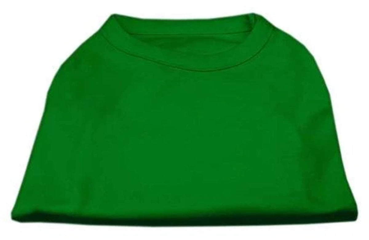 Pet Dog & Cat Shirt Blank, Plain Emerald Green Large (10-14 lbs)