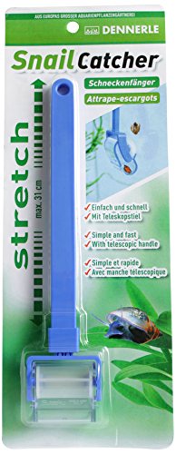 Dennerle Snail Catcher - Blue Aquatic Pest Control Tool for Aquariums and Fish Tanks