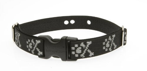 LupinePet Originals 1'' Bling Bonz 19-31'' Containment Collar Strap for Large Dogs