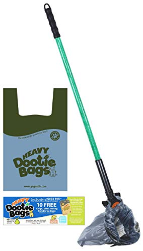 Heavy Dootie Bags With Ez Tie Handles. Clean And Convenient For Pet Dog Poop, Cat Litter. Multi-Use. Great For Swivel Bin And Gogo Stik Scoopers. Made With Cornstarch. Strong, Leakproof And Very Large