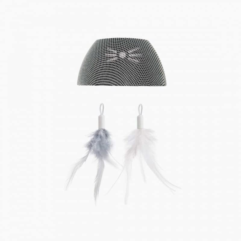 Catit Pixi Spinner Refresh Kit For Treat Dispensing Cat Toy, Silver