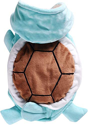 Dog Cat Halloween Costumes - Pet Turtle Cosplay Clothes, Adorable Flannel Tortoise Puppy Pajama Outfit, Soft Velvet Christmas Doggie Hoodies, Funny Fleece Sweater For Small Medium Large Dogs, 2Xlarge
