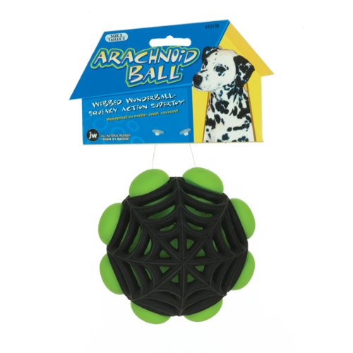 JW Pet Company Arachnoid Ball Dog Toy (Colors Vary)