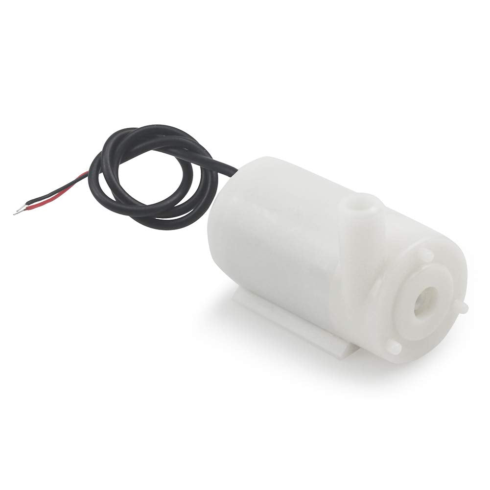 WayinTop 3pcs Mini Water Pump Set - DC 3V/5V Micro Submersible Motor with 3M Flexible Tubing for Fish Tank, Fountain, Aquarium, Garden