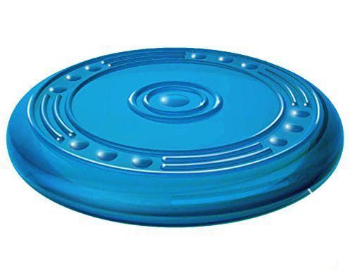 Kittupet 9 Inch Frisbee Flyer Natural Rubber Dog Toy, Non Toxic Flying Dish Pet Toy For Playing, Training