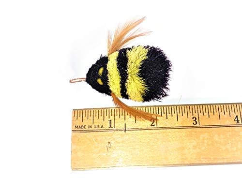 Litterboy Critter Pack Combo Mice-Bee - Cat Mouse Toy Accessory Fits Popular Wand Toys Cats Love!