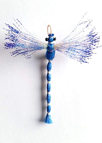 Cat Toy Teaser Wand - Dragonfly Katfly Teaser And Teaser Wand - Blue