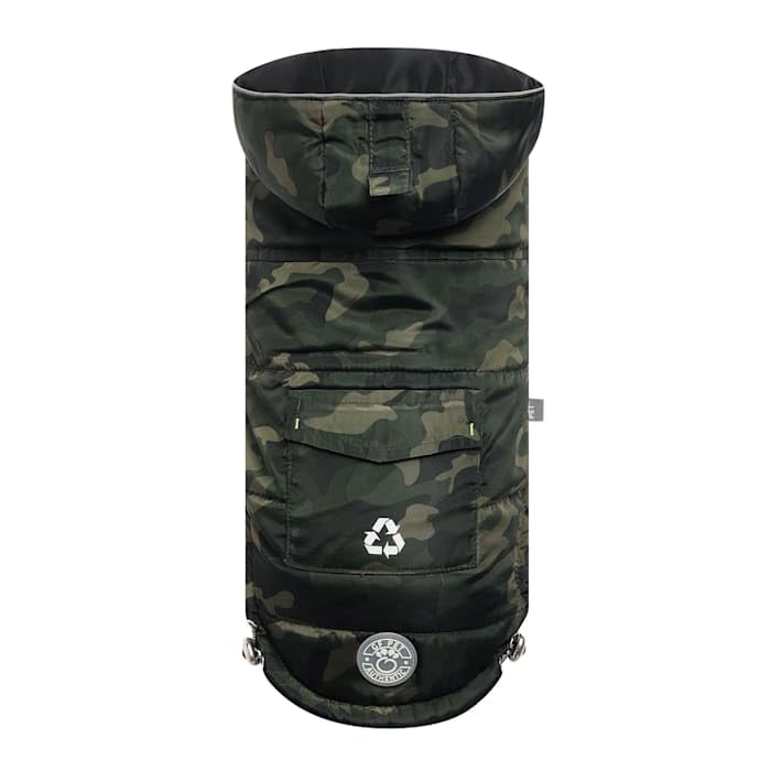 Gf Pet Recycled Parka Dog Coat – Earth-Friendly Waterproof Dog Jacket | Warm Lining, Classic Style | Outwear For Small Medium Large Dogs – Camouflage - 4Xl