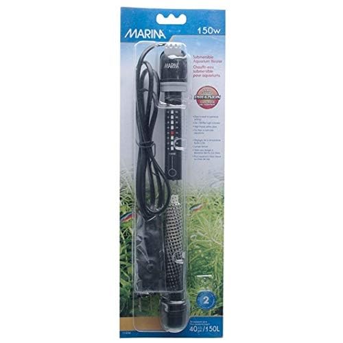 Hydrofarm Fluval Marina Submersible Heater For Aquarium, 50-Watt