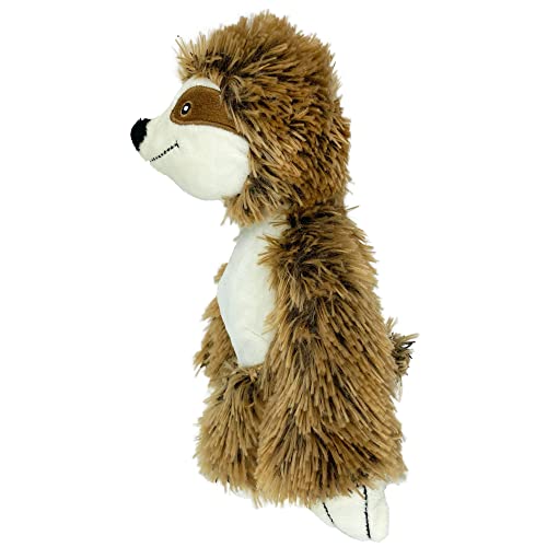 Multipet Bark Buddies Sloth Dog Plush Toy - Squeaky Dog Toy For All Dogs - Extra Soft Plush Dog Toy - Stuffed Animal Dog Toy For Cuddling & Playing - Cute Dog Pet Toy (10')