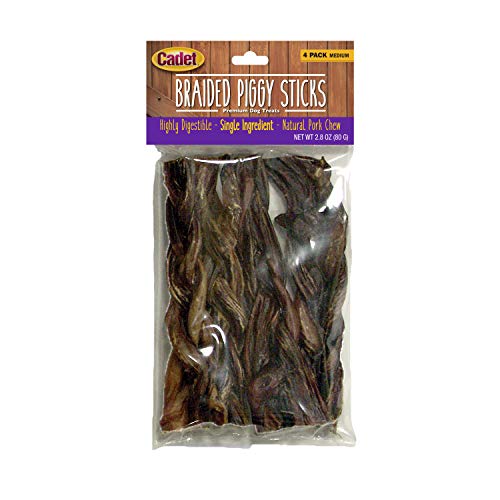 Cadet Braided Piggy Sticks For Dogs