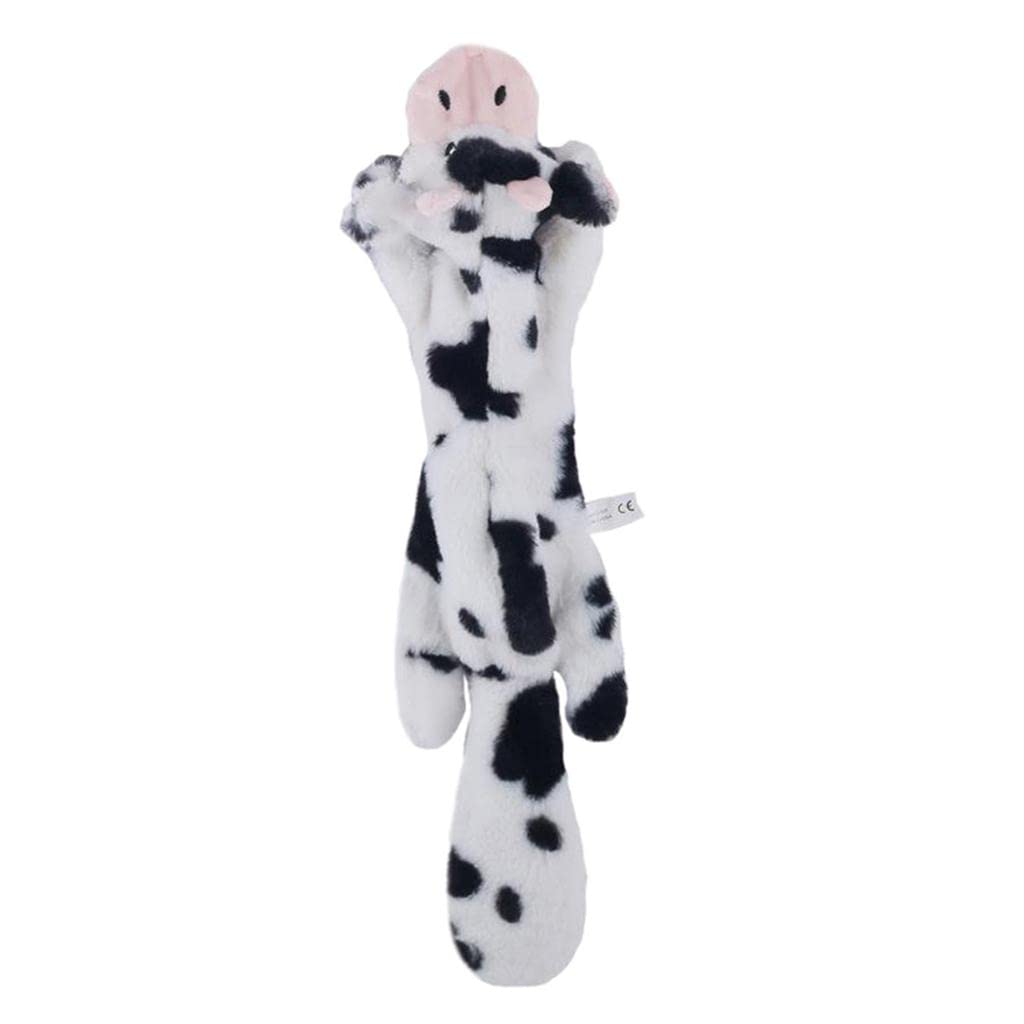 ATORSE Large Dogs Toy Pet Chew Squeak Squeaky Plush Toys Interactive Tough Gift Cow|Pet Supplies|Dog Supplies|Toys