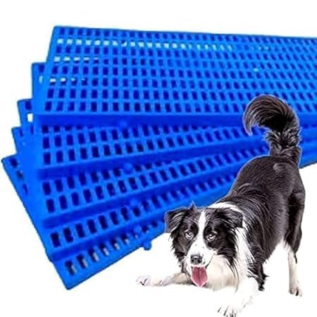 SSM PET MART Premium Pet Plastic Flooring Mat | 36x12 Inch Multipurpose Durable Floor Protector for Dogs, Cats, Rabbits, Goats |