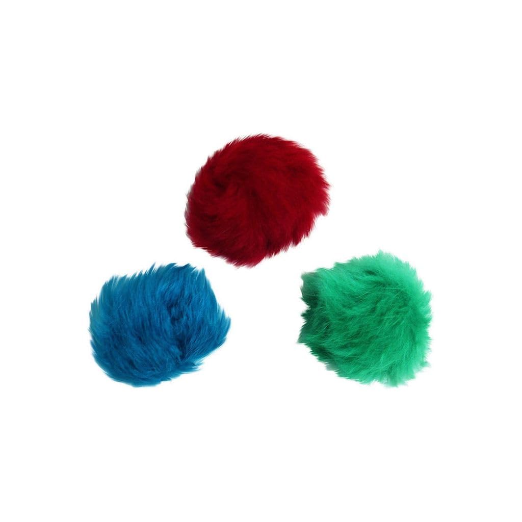 3 Count Of Bat Arounds: Fur Ball Cat Toy From Da Bird