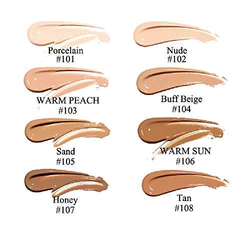 2 Pack Phoera Foundation,Matte Oil Control Concealer Foundation Cream,Phoera Long Lasting Waterproof Matte Liquid Foundation For