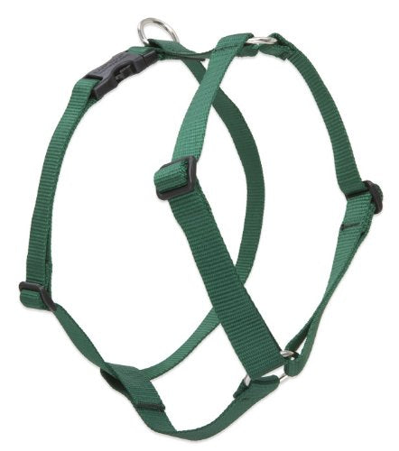 Lupinepet 1' Green 20-32 Roman Dog Harness