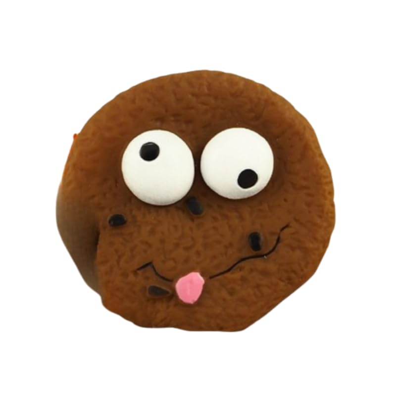 Bohobark Latex Donut For Dogs Rubber Toy With Squeaky Sound Toy For Puppies & Dogs Pack Of 1 Pcs