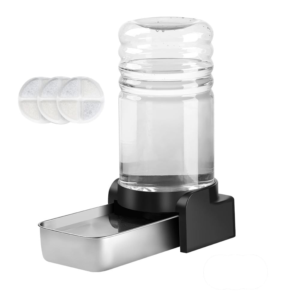 Marchul 1.5 Gallon Cat Water Dispenser, Automatic Gravity Dog Water Feeder, Stainless Steel Large Capacity Cat Waterer For Cats 