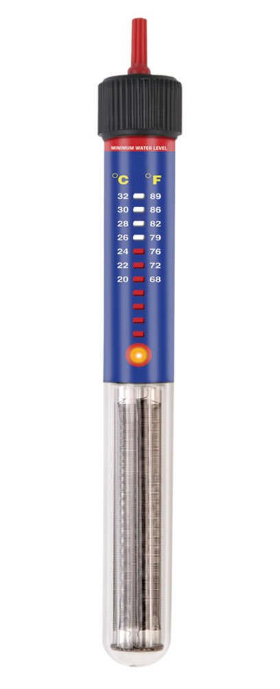 Penn-Plax Cascade Heat Aquarium Heater – Fully Submersible – Great For Freshwater And Saltwater Fish Tanks – 11” Length – 200 Watt