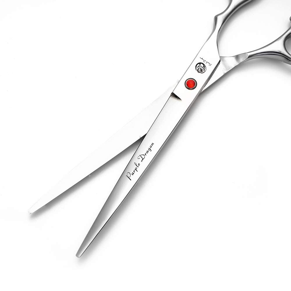 Purple Dragon 4/5/5.5/6/6.5/7/7.5/8/9/10 Sharp Edge Salon Hair Cutting Shears - Pet/Dog Grooming Scissors with Bag - Perfect for