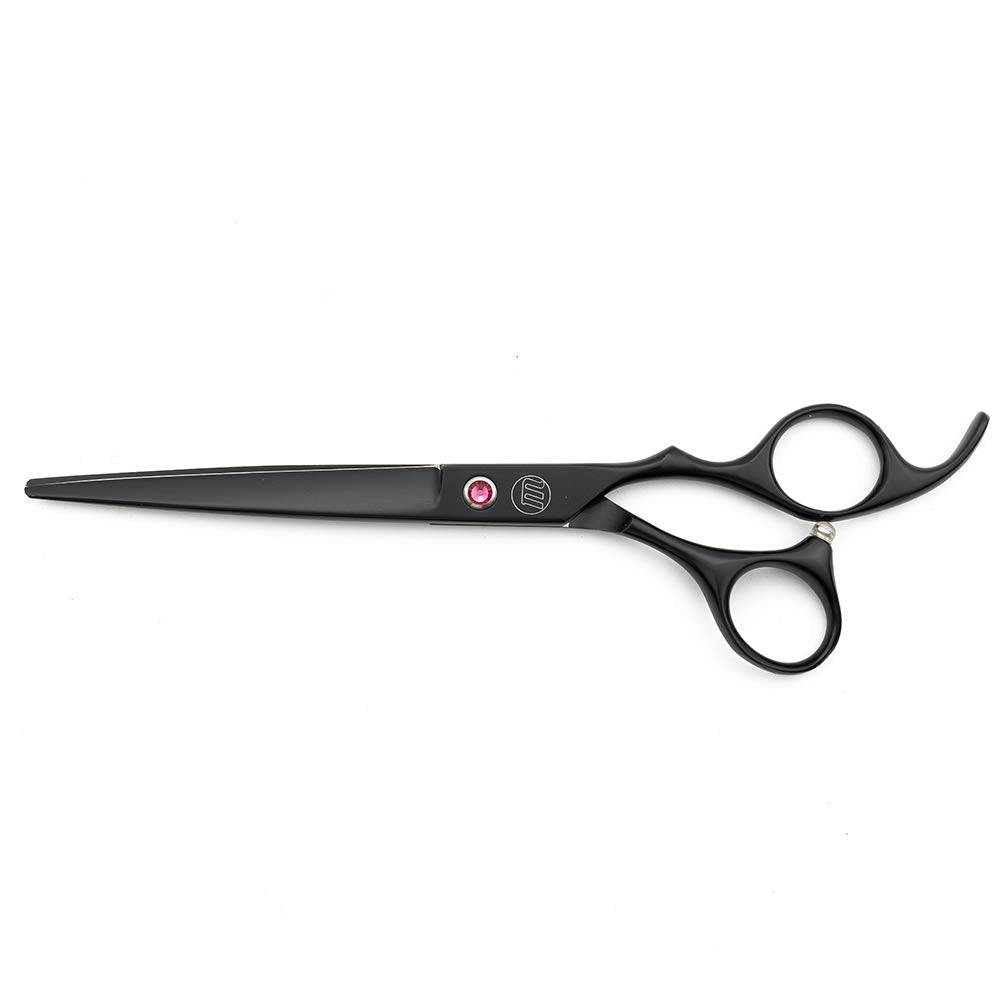 Moontay 7 Dog Grooming Scissors Set - 4-Piece Stainless Steel Shears for Dogs, Cats & Pets, Black