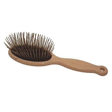 #1 All Systems Large Wood Handle Pin Brush
