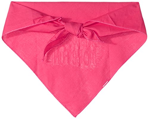 Pet and Dog Bandana Screen Printed, &quot;Dirty Dogs Have More Fun&quot; Bright Pink Large