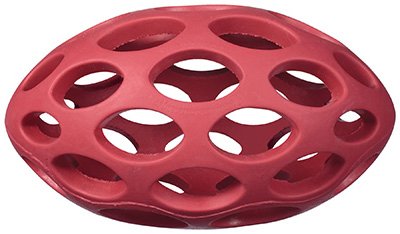 JW Pet Hol-ee Assorted Hol-ee Rubber Football Dog Toy Medium