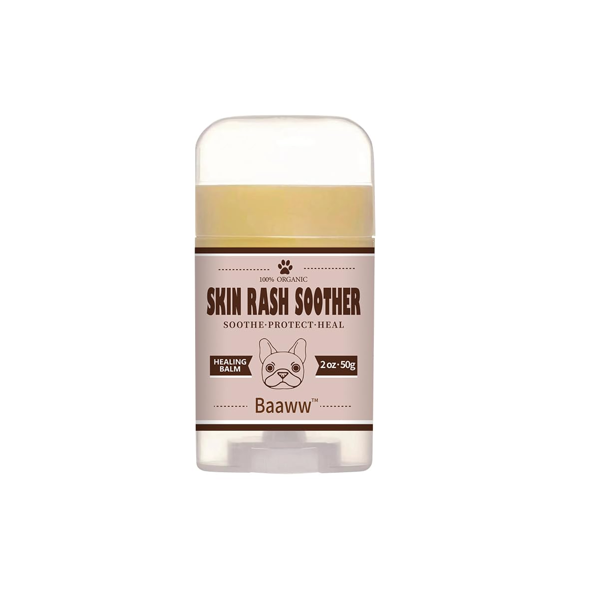 Baaww Dog Skin Rash Soother, Stick 2Oz, Allergy And Itch Relief For Dogs, Skin Moisturizer, Organic & All-Natural, Dog Moisturiz