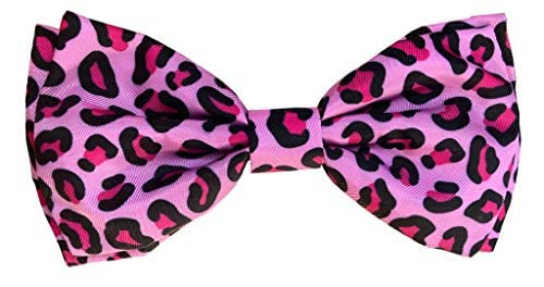 Leopard Print Bow In Pink