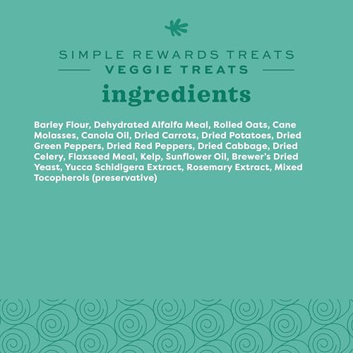 Oxbow Simple Rewards Veggie & Hay Treats for Small Pets, 3 Ounce, Ideal for Rabbits, Guinea Pigs & Chinchillas