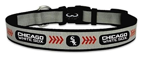 Chicago White Sox Pet Collar Reflective Baseball Size Toy CO