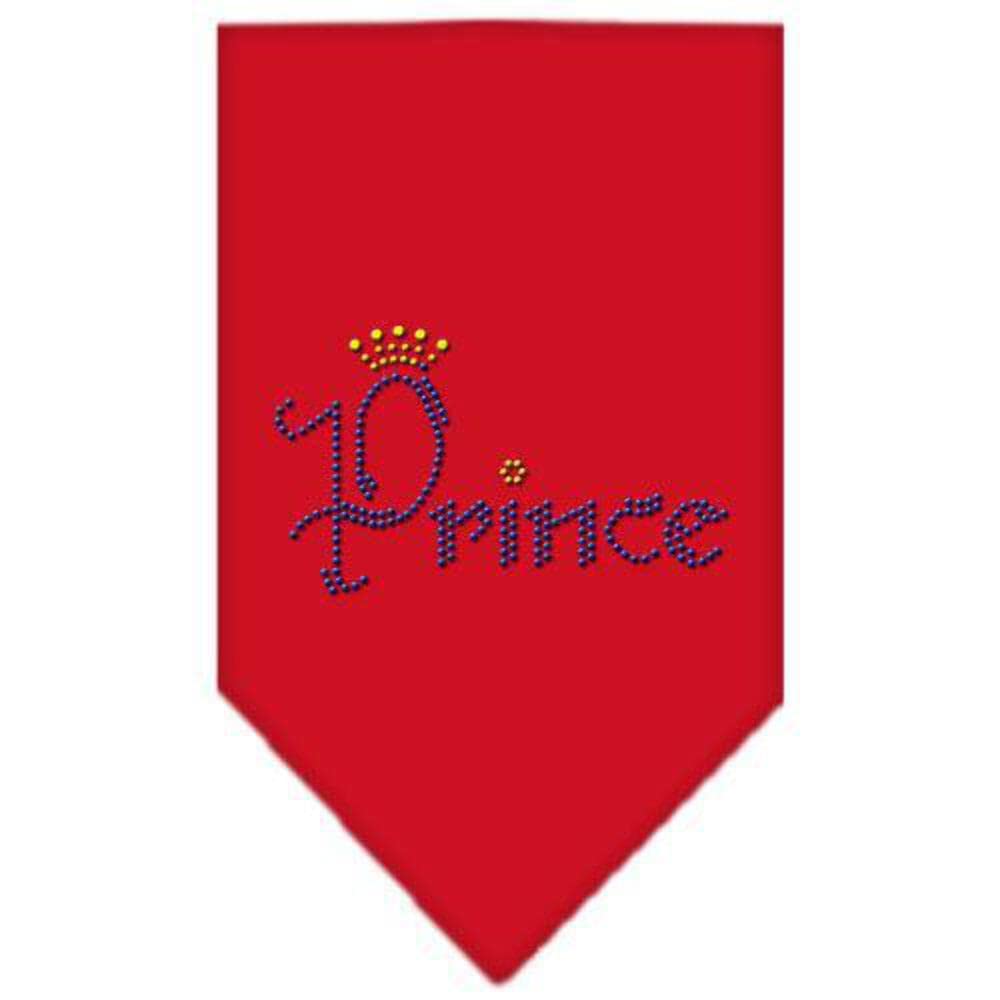 Mirage Pet Products Prince Rhinestone Bandana, Small, Cocoa