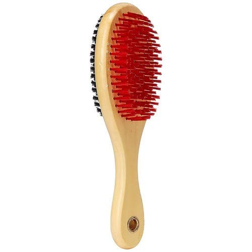 Foodie Puppies Pet Double Sided Soft Brush Comb For Puppies & Dogs | Grooming & Massaging Brush | Deshedding Comb Removes Underc