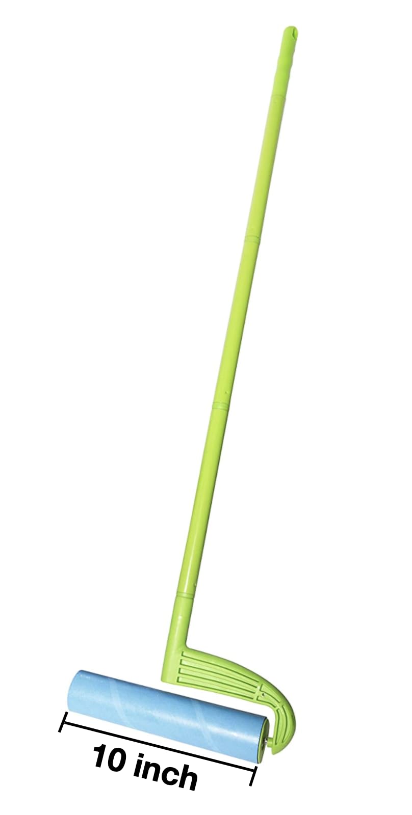 Leo Large 10-Inch Wide Lint Roller Refills 25 Sheets With Extendable Handle To 45 Inch For Lint Removers Household Cleaning Easily Remove Pet Hair Dust And Debris From Floors Carpets And Furniture