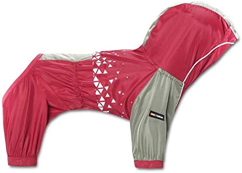 Dog Helios Vortex Full Bodied Waterproof Windbreaker Dog Jacket Medium/Red