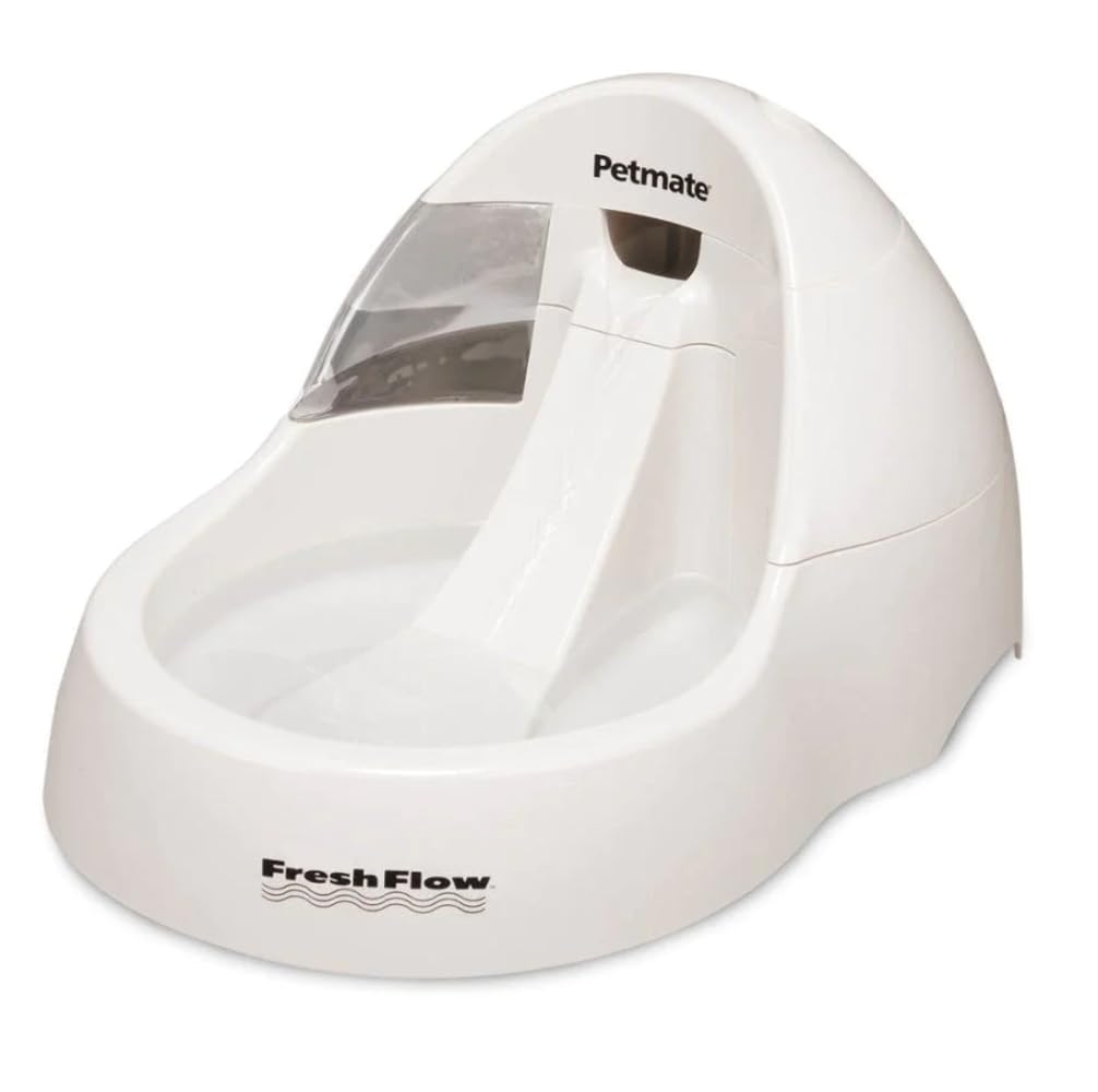 Aspen Pet 24960 Pet Supplies Feeders-Waterers, White, 50 Ounces, 1 Count (Pack Of 1)