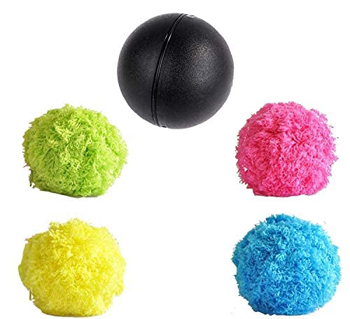 Brain Freezer Pet Toy Magic Roller Ball Dog Cat Toy Activation Automatic Ball Chew Plush Floor Clean Puupy Electric Pet Automati