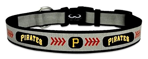 MLB Pittsburg Pirates Baseball Pet Collar, Toy, Reflective