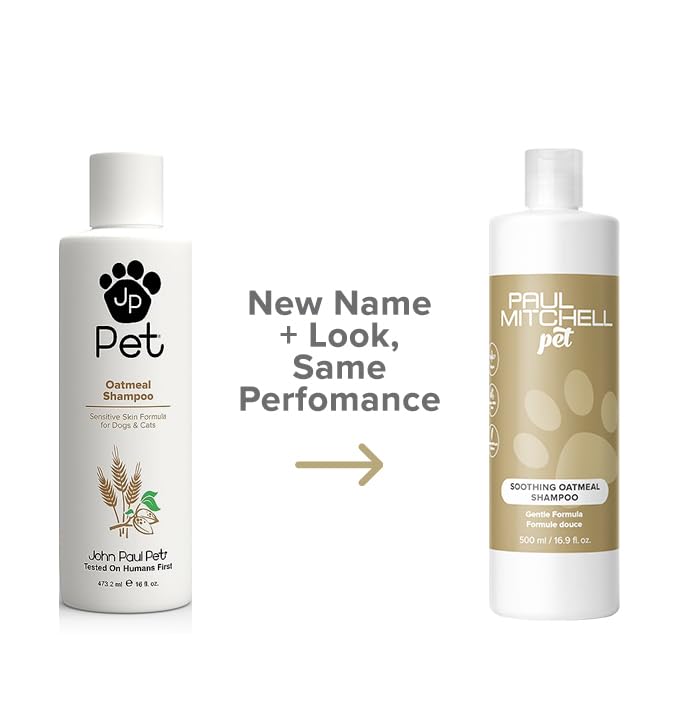 Paul Mitchell Pet Soothing Oatmeal Shampoo, Gentle Formula, 16.9 fl. oz.