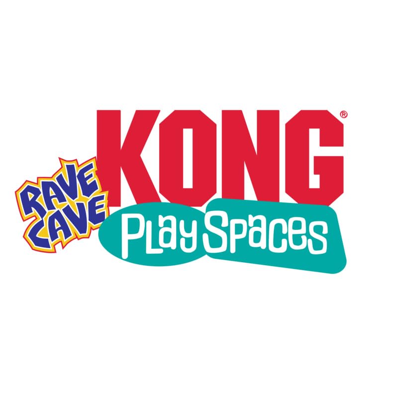 Kong Play Spaces Rave Cave - Motion Activated Tunnel With Music/Lights - For Cats