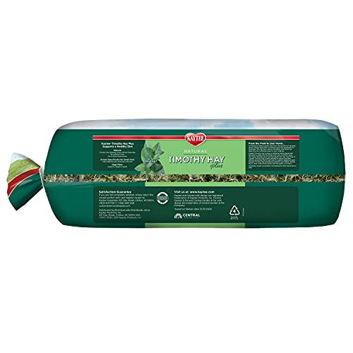 Kaytee All Natural Timothy Hay Plus Mint for Guinea Pigs, Rabbits & Other Small Animals, 24 Ounce