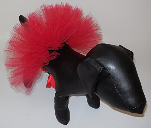 Handcrafted In Usa Red Tulle Tutu For Extra Large Dogs