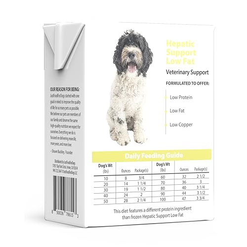 JustFoodForDogs Pantry Fresh Wet Dog Food for Liver Health, Rx Hepatic Low Fat Support, Human Grade - 12.5 oz (Pack of 12)